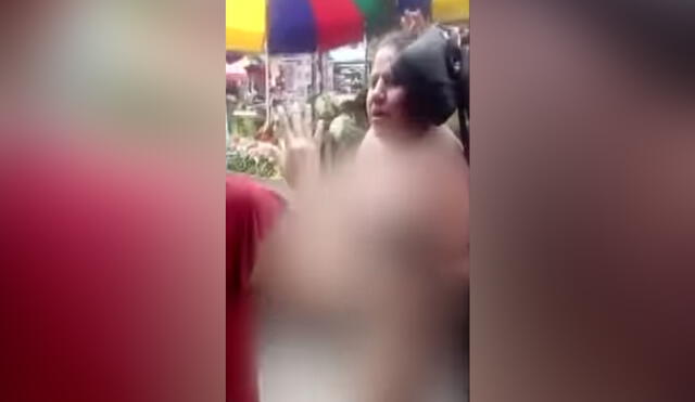 Según comentaron los agraviados, la mujer actuaba en complicidad con otros ladrones. (Foto: Captura de video / 24 Horas)