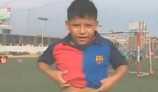 Barcelona: niño peruano entrenará con el equipo español [VIDEO]
