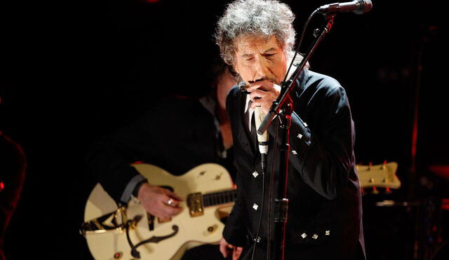 Cantante y nobel de literatura estadounidense Bob Dylan.