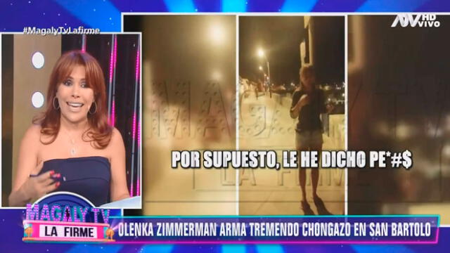 Olenka Zimmermann armó un escándalo e insultó a adolescente en San Bartolo [VIDEO]