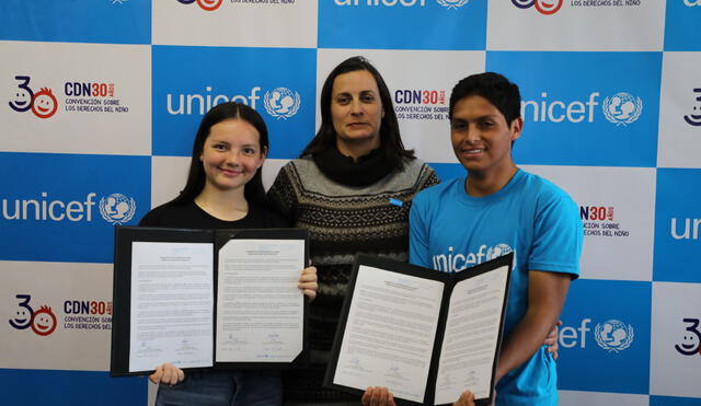 Jóvenes son nuevos embajadores de Unicef.