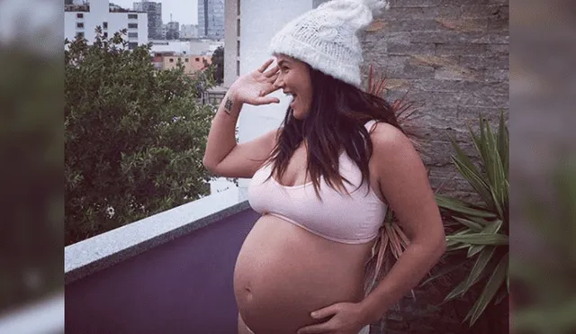 Daniela Cilloniz comparte la primera imagen de su bebé y señalan que se parece al padre