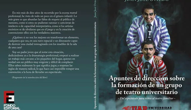 Juan José Oviedo publica libro sobre el teatro universitario