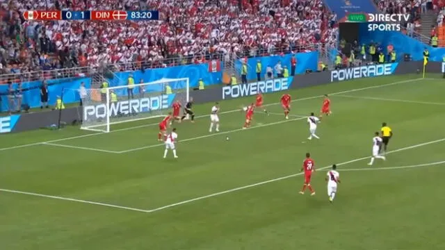 Perú vs Dinamarca: la clara ocasión que se perdió Farfán frente al arco [VIDEO]