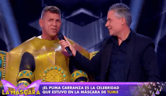El 'Puma' Carranza agradeció al equipo del nuevo espacio musical. (Foto: Twitter Latina)