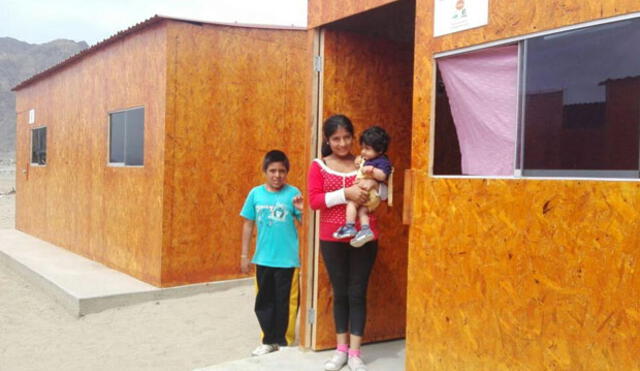 Ayuda en Acción entrega lote de viviendas temporales a familias damnificadas