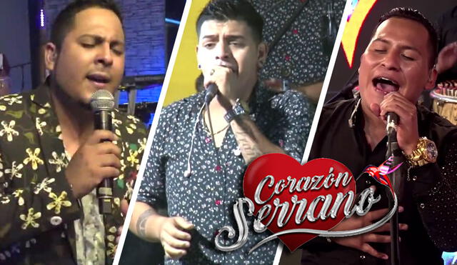 Luis Castillo, Frank Ríos y Edwin Morales fueron cantantes de Corazón Serrano. Foto: composición LR/captura Corazón Serrano YouTube