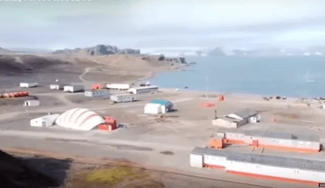 Imágenes de la Antártida sin nieve. Captura de video / El País.