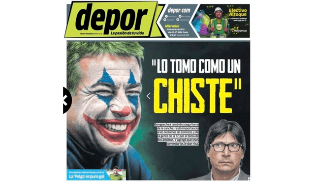 Alianza Lima emitió un comunicado luego que se hiciera viral la polémica portada de un diario peruano.