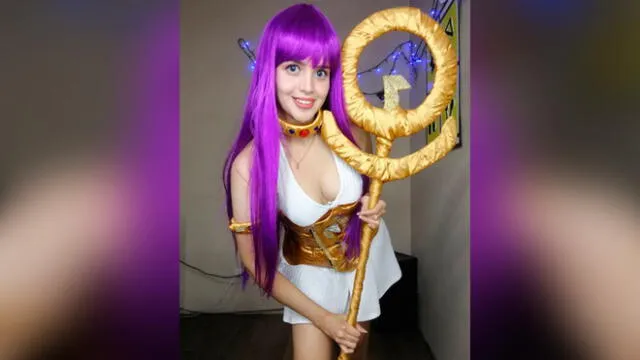 Desliza las imágenes para ver el increíble cosplay de Athena que hizo este talentosa cosplayer peruana. Foto: Pamela Alejandra RV / Facebook