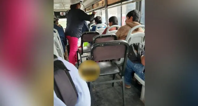 En combis de Arequipa colocan sillas para incrementar aforo de pasajeros. Foto: Frase Corta.