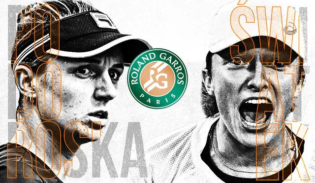 Nadia Podoroska y Iga Swiatek se medirán por el pase a la gran final de Roland Garros 2020. Foto: Composición de Fabrizio Oviedo