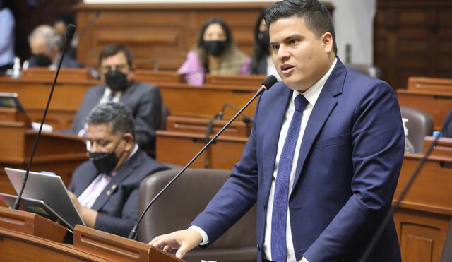 Diego Bazán representa a La Libertad en el Congreso de la República. Foto: Parlamento