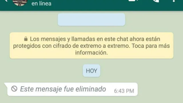 WhatsApp: Con este truco podrás saber qué decían los mensajes eliminados de los chats