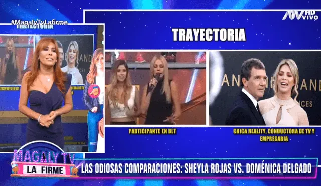 Magaly Medina compara a Sheyla Rojas y Doménica tras ampay con Pedro Moral