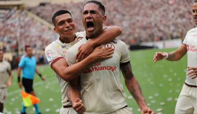 Jonathan Dos Santos metió el segundo gol de Universitario ante Alianza Lima. Foto: Prensa Universitario