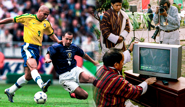 El Mundial Francia 98 es un factor importante para saber como llegó la televisión a Bután por primera vez. Foto: Composición Jazmin Ceras / FIFA / The Bhutanese