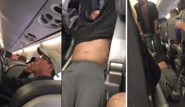 Nuevo video muestra el momento previo a golpiza que recibió pasajero de United Airlines [VIDEO]