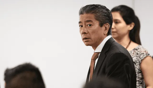 Jorge Yoshiyama. Procurador solicita que su declaración sea incluida en caso Keiko Fujimori, que revisa el TC. Foto: Aldair Mejía.