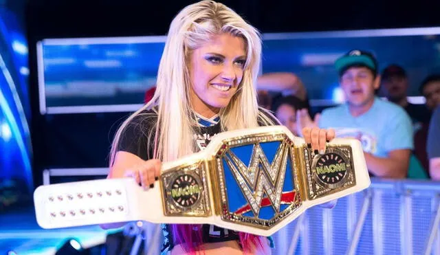 Alexa Bliss obtuvo el título de SmackDown dos veces. Foto: WWE