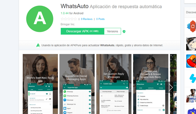 Aprende a programar respuestas automáticas a tus contactos de WhatsApp [FOTOS] 