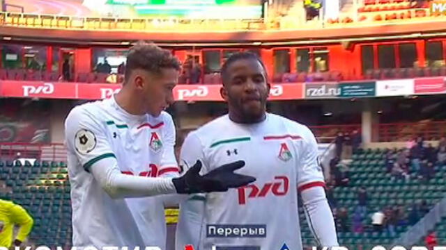 Jefferson Farfán saca un espectacular centro para el gol de Lokomotiv Moscú [VIDEO]
