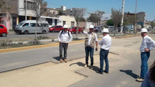 Corroboran avance de 15 obras de rehabilitación en Chiclayo