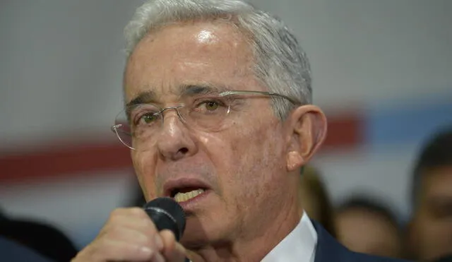 Álvaro Uribe, expresidente de Colombia. Foto: AFP.
