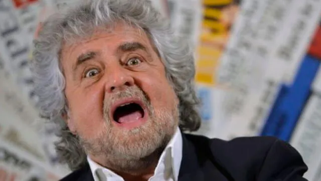 Beppe Grillo, político y cómico de Italia. Foto: AFP.