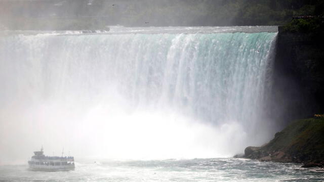 El turista cayó a la más grande de las 3 cataratas que tiene el río Niágara. Foto: difusión