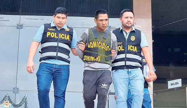 imputado. Renato Huamán Almerí, alias 'Bombita', fue capturado en el mismo distrito donde cometió el aberrante delito. Foto: Urpi/La República