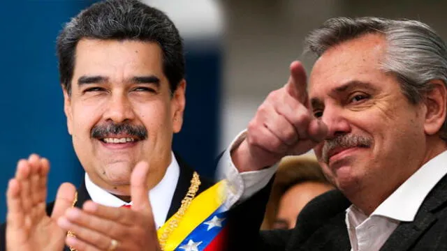 Nicolás Maduro felicitó al ganador de las elecciones presidenciales en Argentina, Alberto Fernández. Foto: Composición