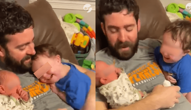 Desliza a la izquierda para ver más imágenes de los bebés que ya es viral en YouTube.