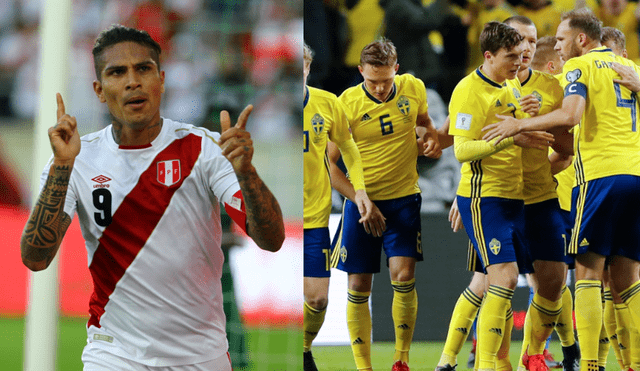 Perú, con Paolo Guerrero, empató ante Suecia en cotejo previo a Rusia 2018