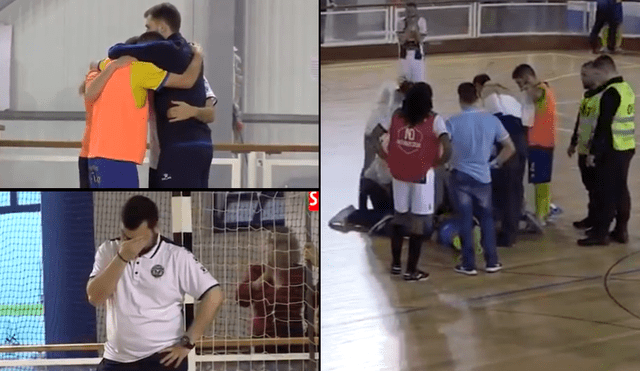 Jugador portugués de futsal muere a causa de un paro cardíaco en pleno partido [VIDEO]