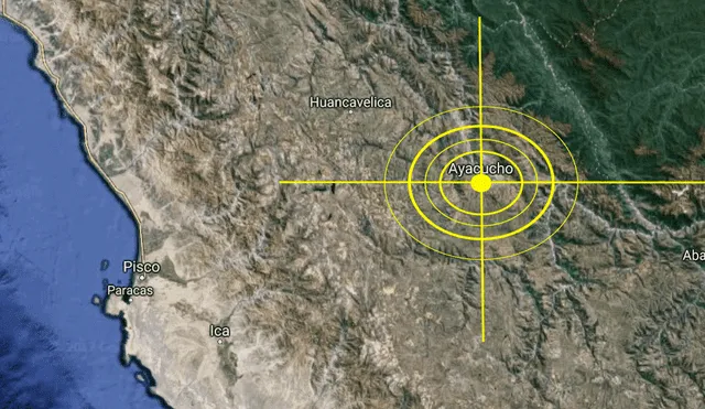 Reportan sismo de 4.6 grados en Ayacucho