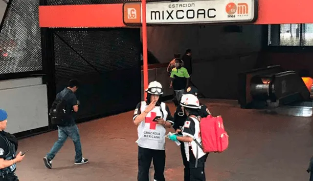 Accidente en escaleras del Metro Mixcoac deja al menos ocho heridos [FOTOS]