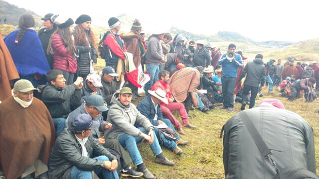 Cajamarca: Delegaciones de ronderos inspeccionaron las lagunas de CONGA