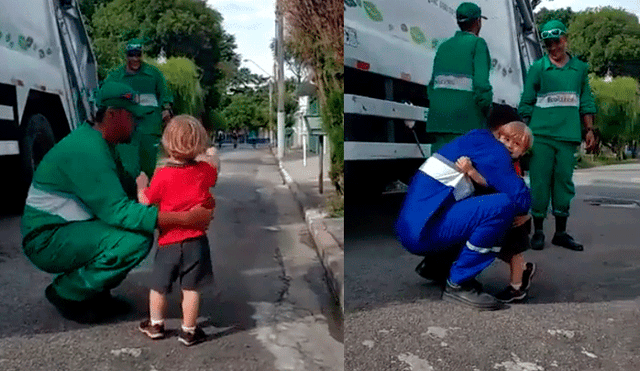 Facebook viral: Niño sorprende a trabajadores de limpieza con curiosos regalos [VIDEO]