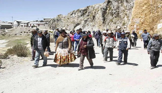 Autoridades de Puno se trasladarán a pueblo que limita con Moquegua para sentar presencia