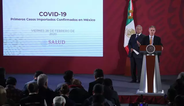 El subsecretario de Prevención y Promoción de la Salud confirmó el primer caso de COVID-19 en México. (Foto: Cuartoscuro)