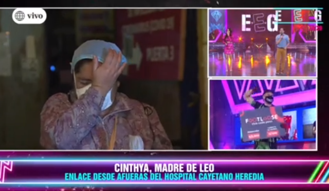 Los conductores se conmovieron por el caso de una señora que vende mascarillas para sustentar los gastos de su hijo internado en hospital.