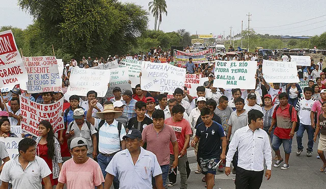 Moradores del Bajo Piura dan ultimátum a presidente Martín Vizcarra 