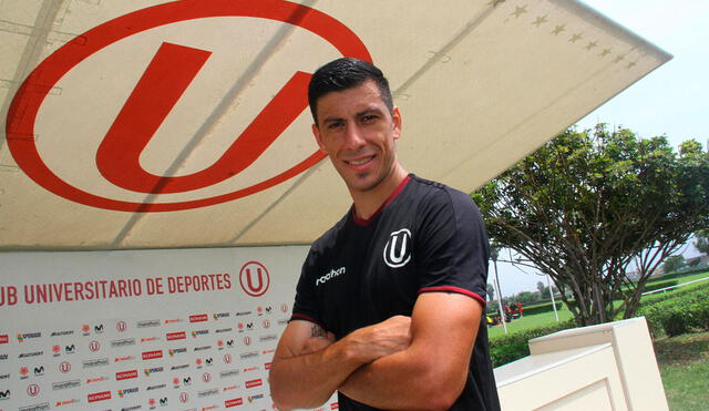Federico Alonso llegó está temporada a Universitario provenientes del Club Cerro de Uruguay. Foto: Líbero