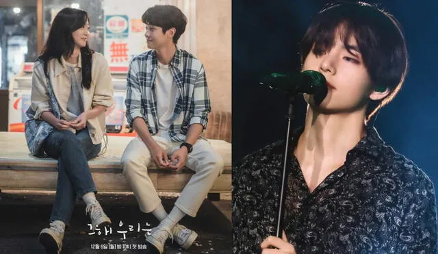 La banda sonora de Our beloved summer contará con la voz de V. Este drama protagonizado por Choi Woo Shik comenzó su emisión el 6 de diciembre. Foto: composición SBS | Hybe