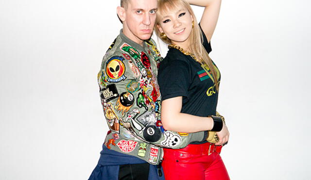 Jeremy Scott y CL de 2NE1 en 2013.
