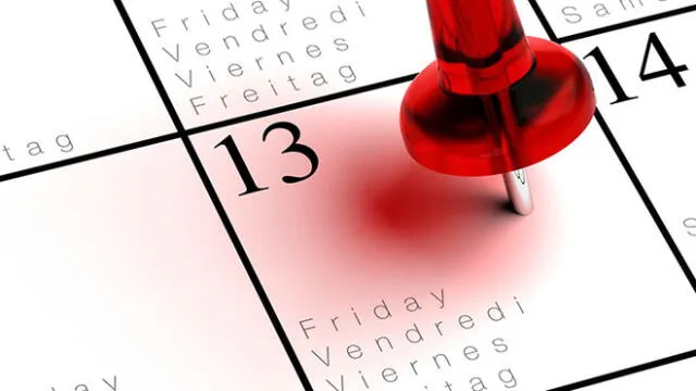 El viernes 13 es considerado un día de mal augurio en distintas partes del mundo. Foto: Getty