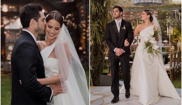 Valeria Piazza compartió fotografías y videos de su boda en su cuenta de Instagram. Foto: composición LR/Instagram