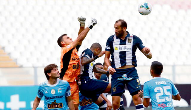 Alianza Lima y Sporting Cristal se vieron las caras en la primera fase, donde se impusieron los celestes. Foto: Liga de Fútbol Profesional