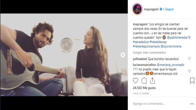 Mayra Goñi deja a Pablo Heredia en la friendzone tras cantar romántico tema